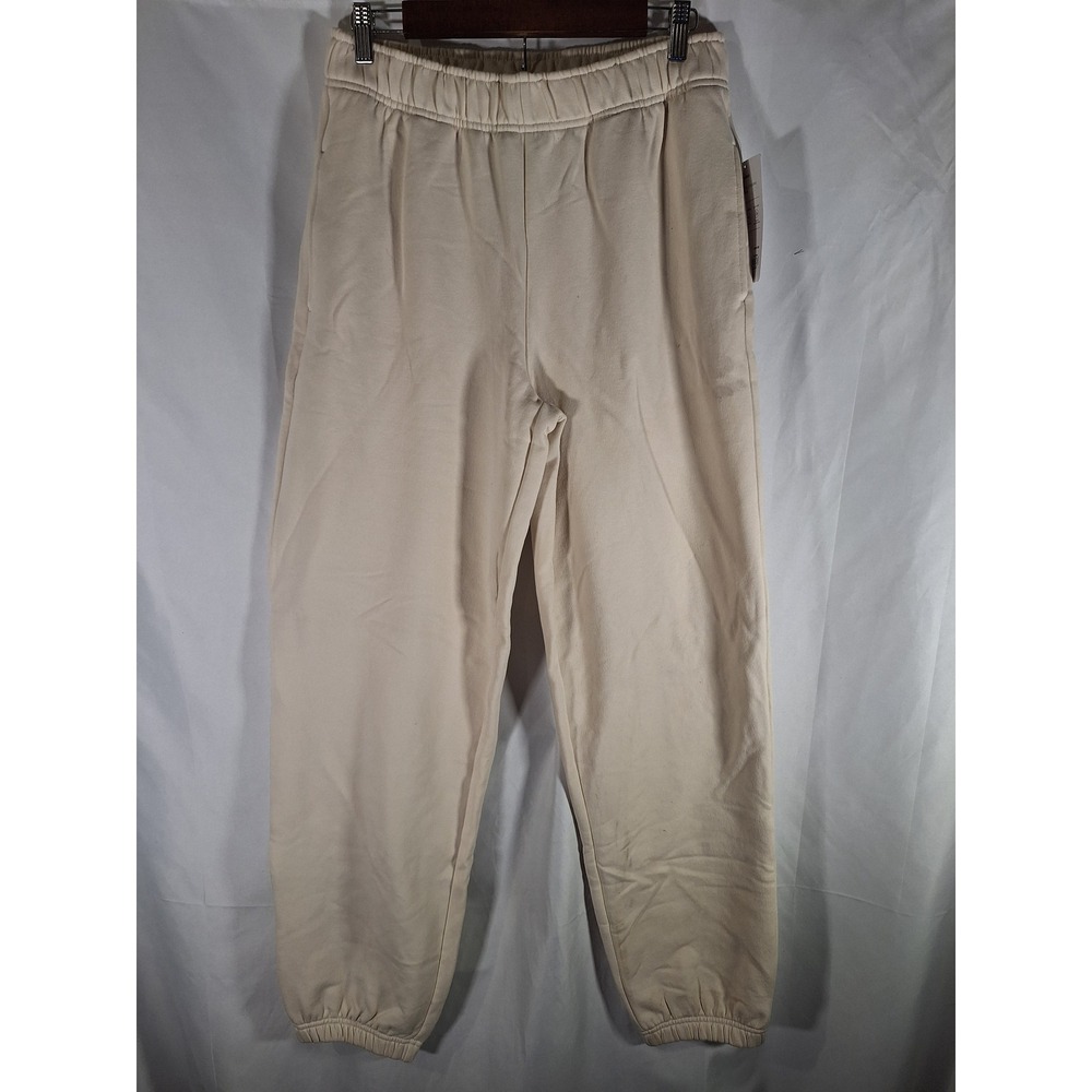 Athleta Forever Fleece Jogger Cream Off-White Sweatpants Women S/T